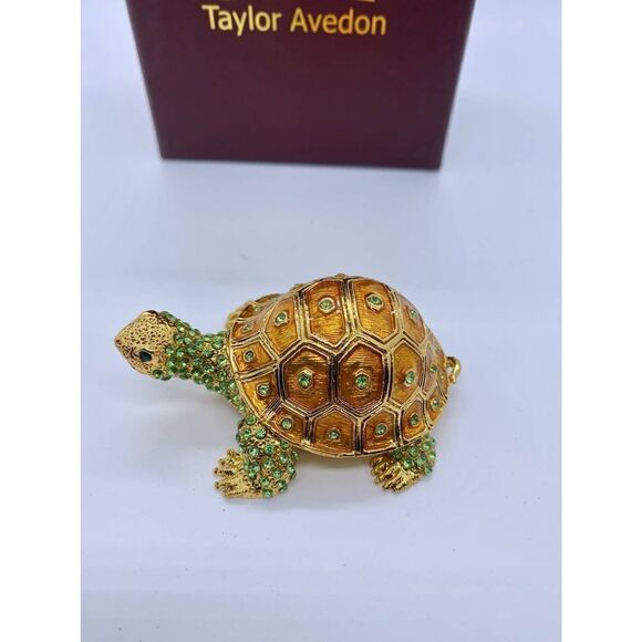 Taylor Avedon Turtle Jewelry/Trinket Box - Picture 2 of 5